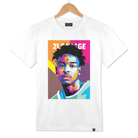 21 Savage in WPAP Style