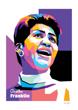 Aretha Franklin in WPAP Style