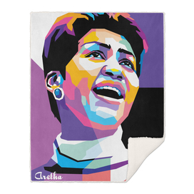 Aretha Franklin in WPAP Style