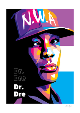 Dr, Dre in WPAP Style