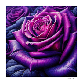Purple big Rose