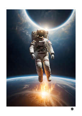 Astronaut in space