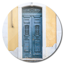 The blue door nr. 2, Lisbon, Portugal - travel photography