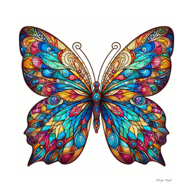 Geometric Art Butterfly