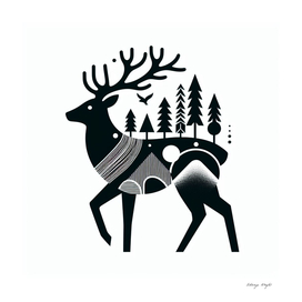 Scandinavian style, Deer
