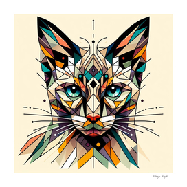 Geometric Art, Cat