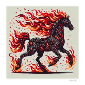 Fantasy, Fiery horse