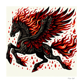Fantasy, Fiery horse