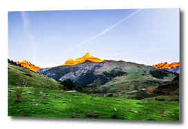 Pyrenees mountains in Spain