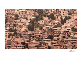 Slums over hill, guayaquil city, ecuador