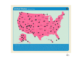 US National Parks - Pink