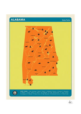 Alabama Parks - Orange