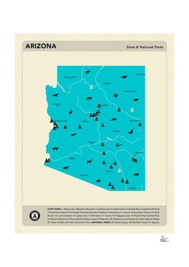 Arizona Parks - Blue