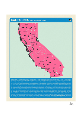 California Parks - Pink