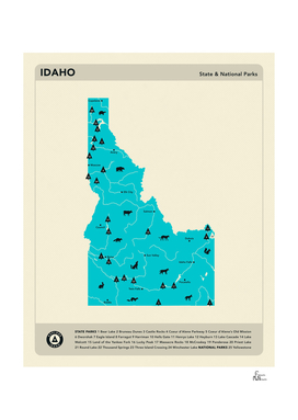 Idaho Parks - Blue