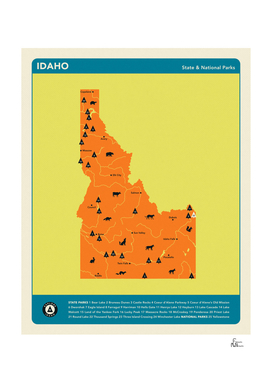 Idaho Parks - Orange