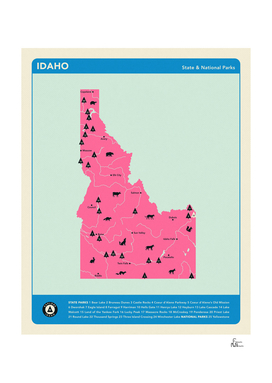 Idaho Parks - Pink