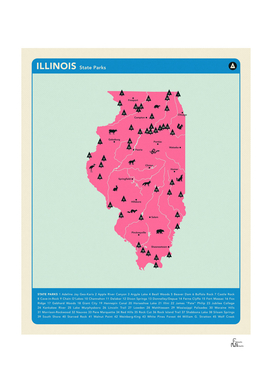 Illinois Parks - Pink