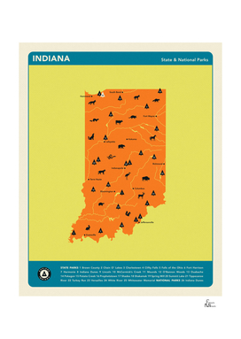 Indiana Parks - Orange