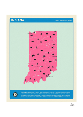 Indiana Parks - Pink