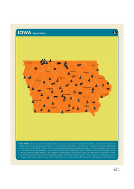 Iowa Parks - Orange