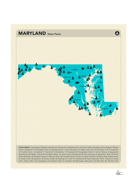 Maryland Parks - Blue