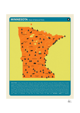 Minnesota Parks - Orange
