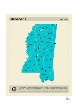 Mississippi Parks - Blue