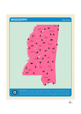 Mississippi Parks - Pink