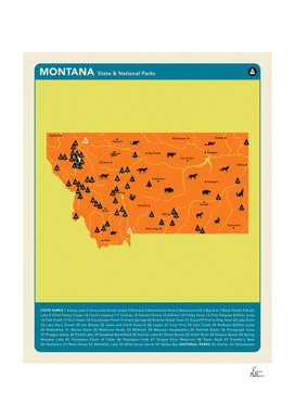 Montana Parks - Orange