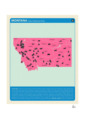 Montana Parks - Pink