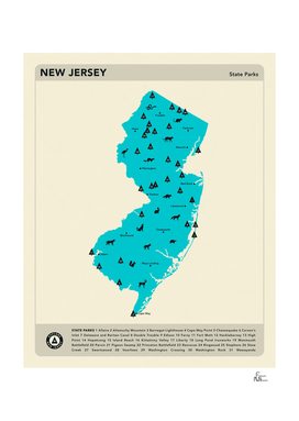 New Jersey Parks - Blue