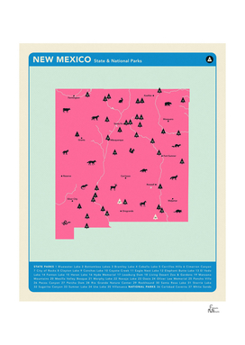 New Mexico Parks - Pink