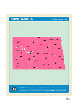 North Dakota Parks - Pink