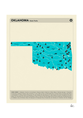 Oklahoma Parks - Blue