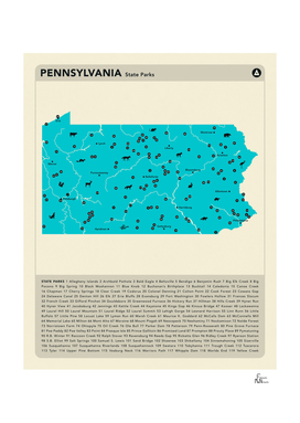 Pennsylvania Parks - Blue