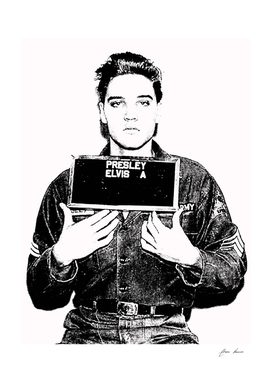Portrait Elvis Presley