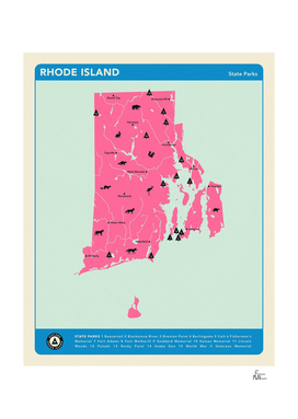 Rhode Island Parks - Pink