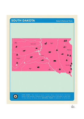 South Dakota Parks - Pink