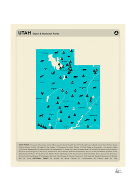 Utah Parks - Blue