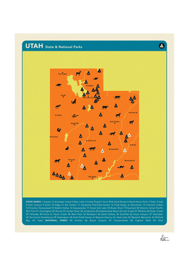 Utah Parks - Orange