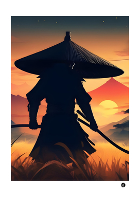 Flat samurai japan