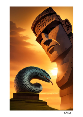 The Serpent and the Moai