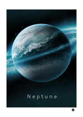 Neptune Planet in space