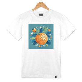 oranges and flowers