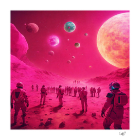 Astronauts on a Pink Planet
