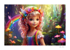 Colorful Little Fairy Princess