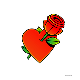 tattoo of a heart and a rose v2 [преобразованный]-01