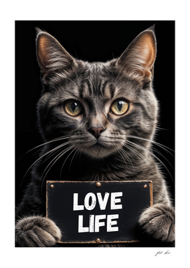 Love life. Personalized poster