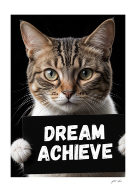 Personalized poster. Dream achieve